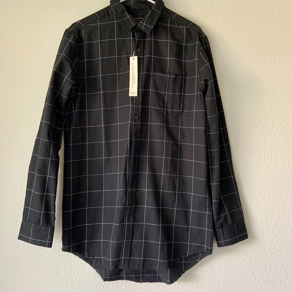 New Black Long sleeve shirt